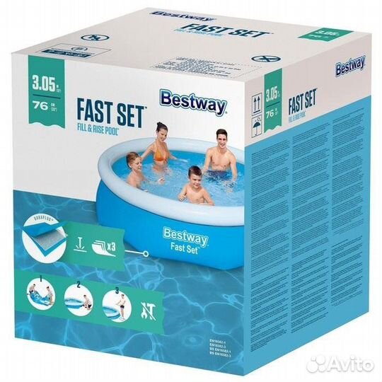 Бассейн Bestway Fast Set 57266