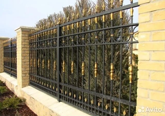 Кованные заборы