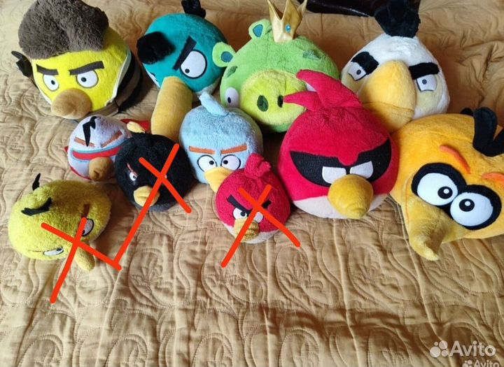 Angry Birds игрушки мягкие