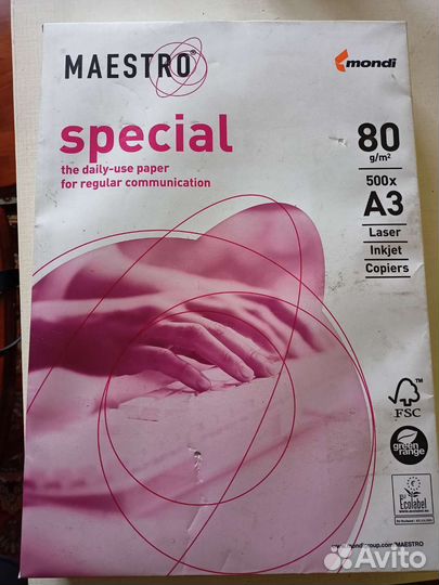 Бумага a3 maestro special