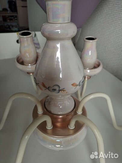 Люстра фарфоровая СССР
