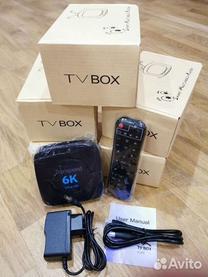 Смарт TV приставка Transpeed 6K ultra 4/32