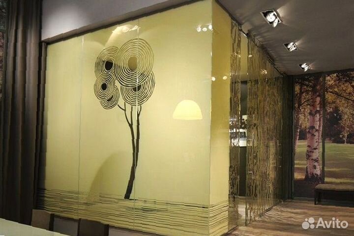 Памятник из стекла с фотопечатью