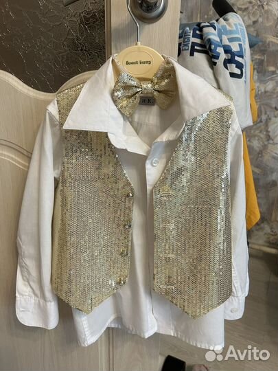 Желетка + рубашка+ брюки