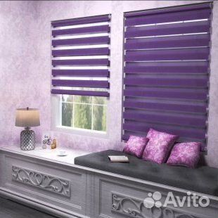 Жалюзи День-Ночь, Зебра (Кассетные) DUO