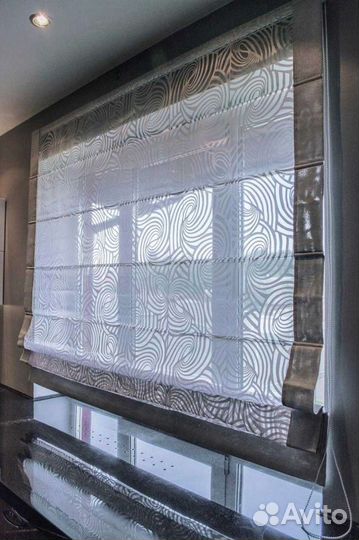 Карниз для римской шторы