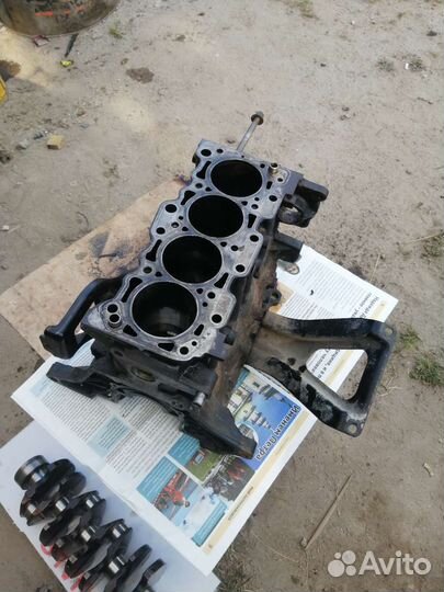 Блок двигателя mitsubishi lancer 9 4 g 18