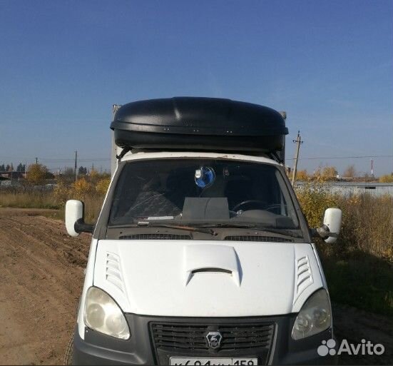 Багажный бокс vetlan на газель 700 1850х85х50 (чер