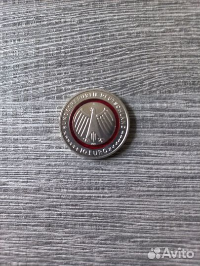 Юбил монета серииНа службе общества пожарн охран