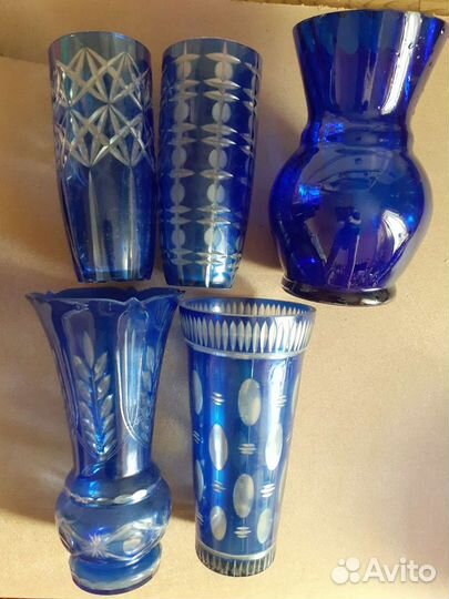 Стекло цветное СССР чсср