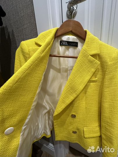 Жакет твидовый Zara