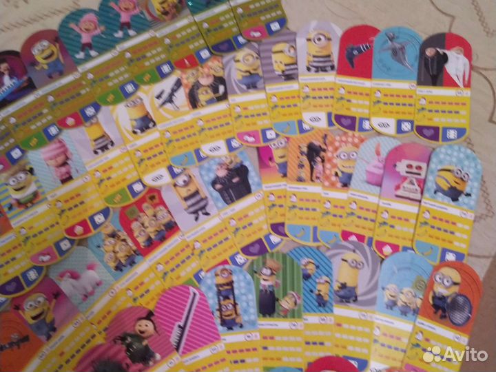 Карточки Миньоны игровые для детей