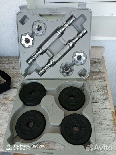 Набор гантелей в кейсе