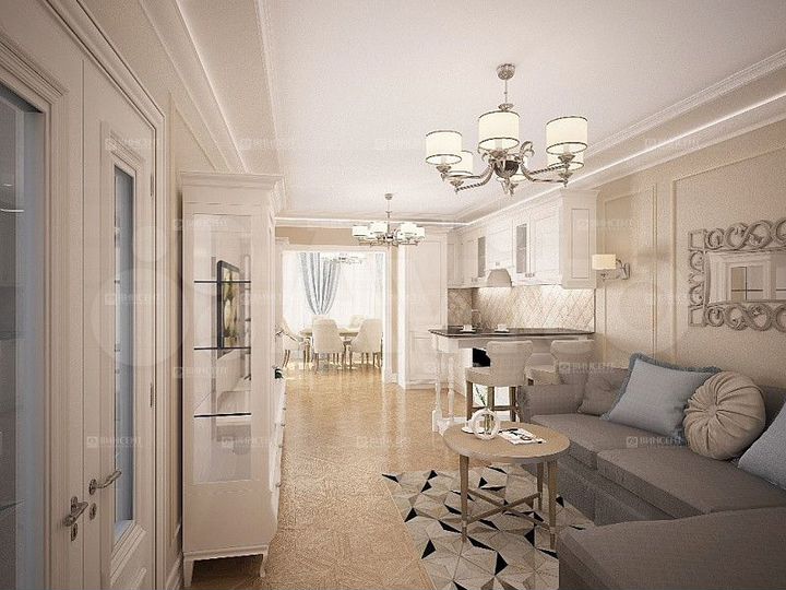 3-к. квартира, 98 м², 20/23 эт.