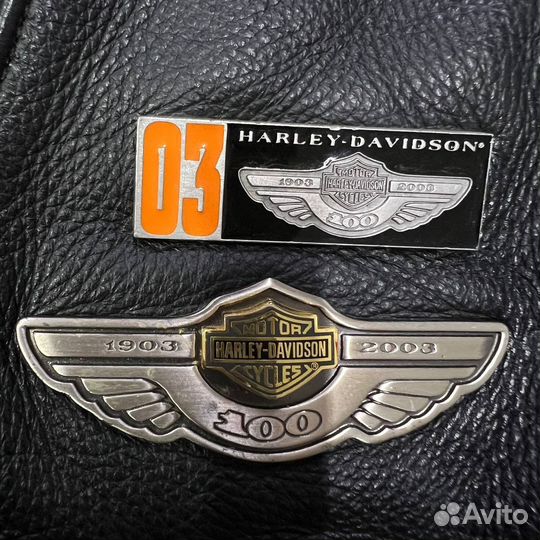 Жилет harley-davidson натуральной кожи