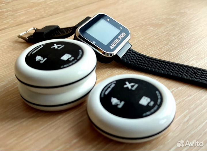 Кнопка вызова персонала, официанта, часы-пейджер