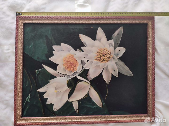 Картина маслом на холсте старинная