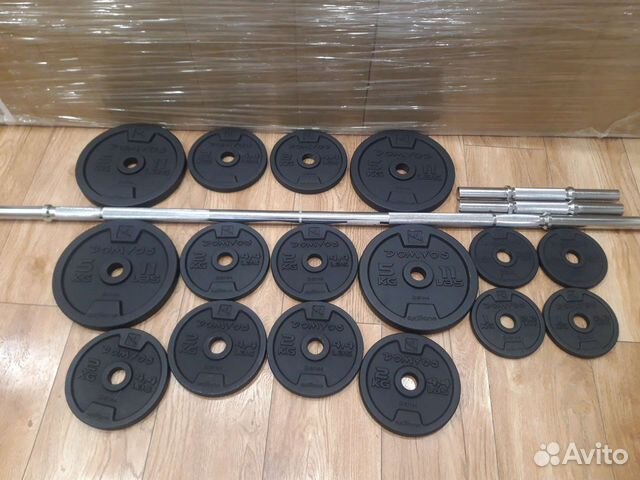 Набор 50кг Штанга и разборные гантели