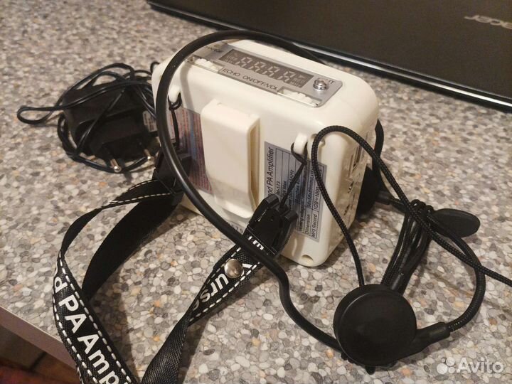 Мегафон поясной, усилитель голоса 15Вт Terra sound