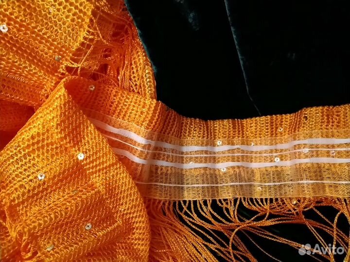 Штора из нитей