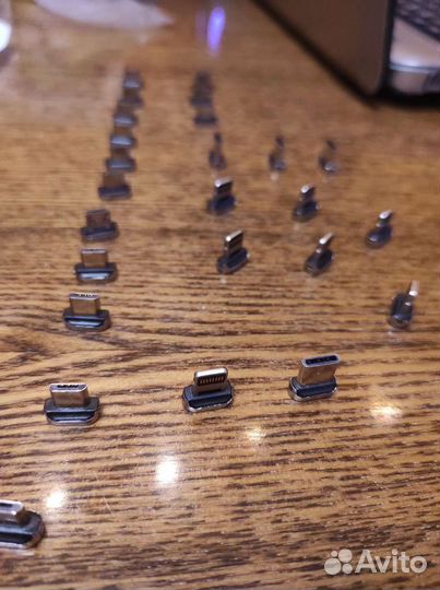 Провод с магнитной зарядкой Typе C,iPhone,microUSB