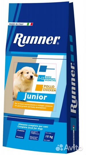 Корм для активных собак Runner Adult Energy