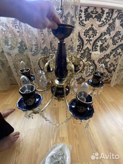 Люстра фарфоровая СССР