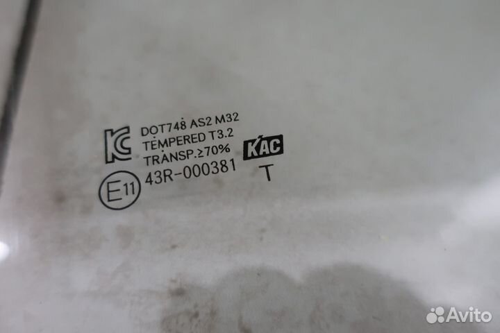 Стекло заднее правое Hyundai Solaris 1