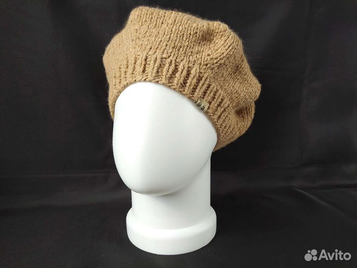 Берет тёплый женский Ог 57-59 см. Ручная работа