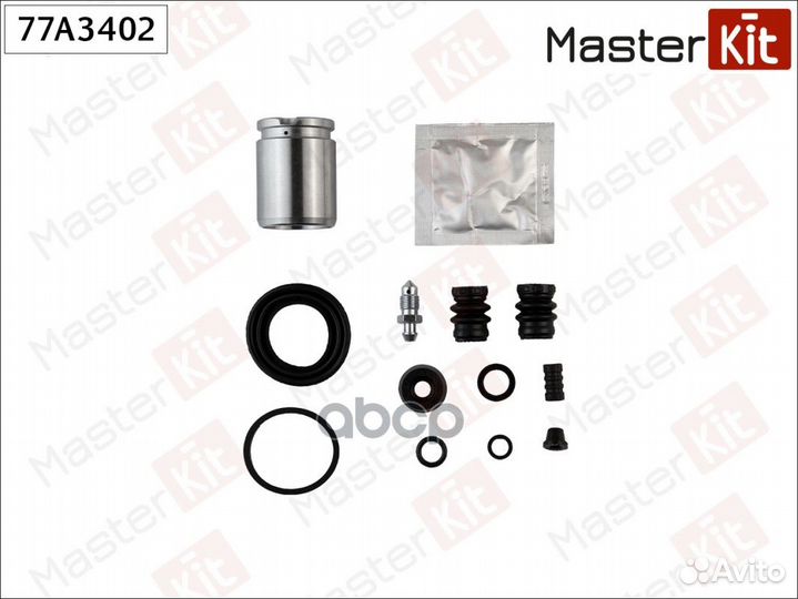 Ремкомплект тормозного суппорта+поршень с мехаи