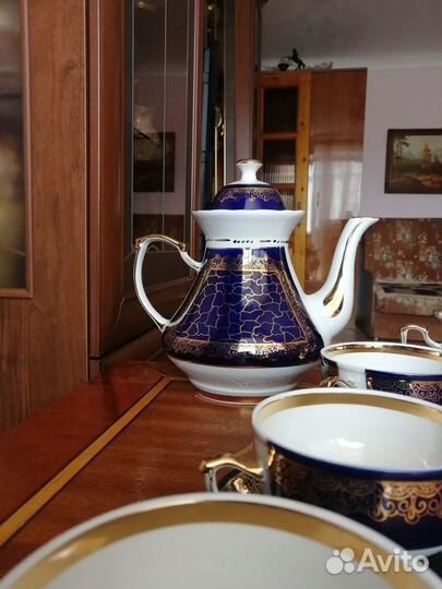 Чайные сервизы кобальтовые