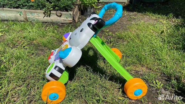 Игрушка Каталка ходунки зебра