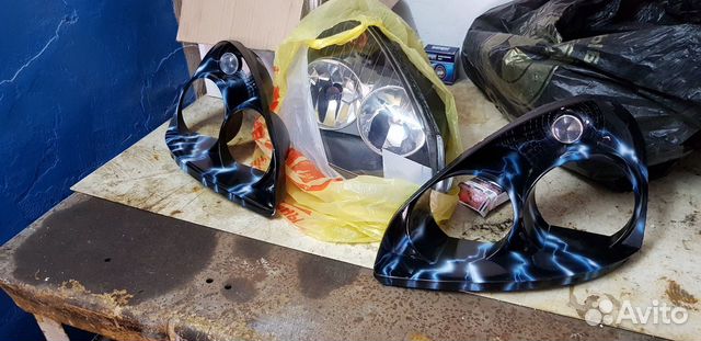 Тюнинг Передние фары на приору