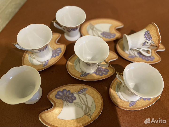 Yamasen gold collection 24ct Чайный сервиз