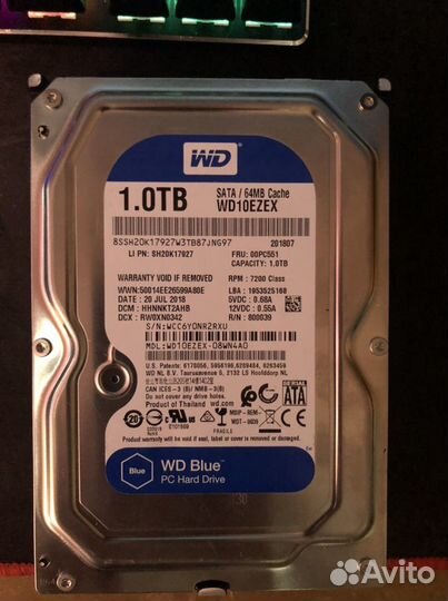 Жесткий диск 1 тб hdd