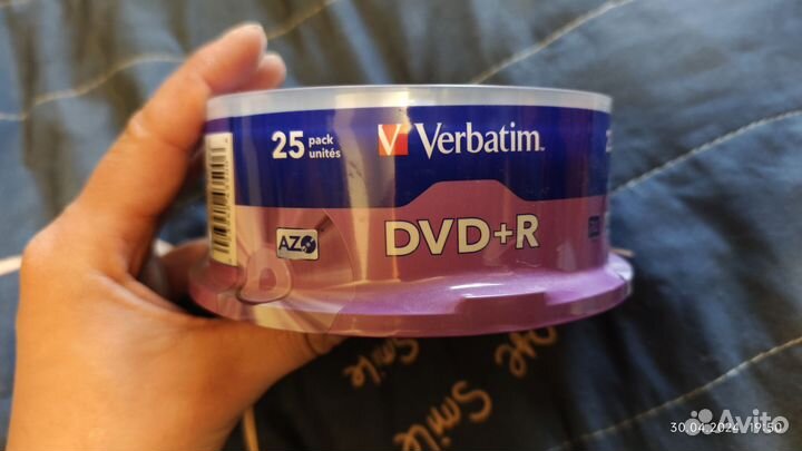 Болванка verbatim DVD+R 4.7gb 25шт