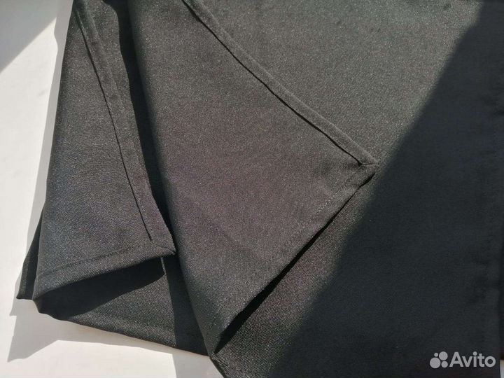 Салфетки чёрные сервировочные 68шт