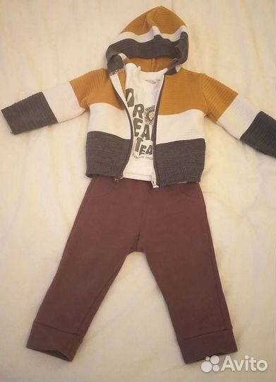 Костюм тройка детский 74р