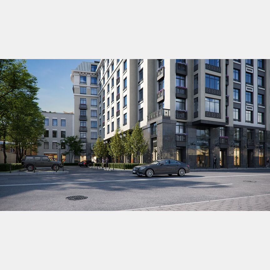 2-к. квартира, 87,3 м², 2/9 эт.