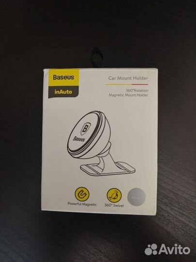 Автомобильный держатель Baseus. Чёрный. Магнитный