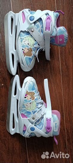 Коньки детские раздвижные 31 36