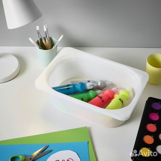 Trofast Контейнер 700.914.12 Белый 20x30x10 см. IK