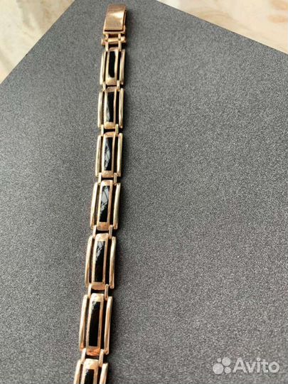 Мужской золотой браслет 585