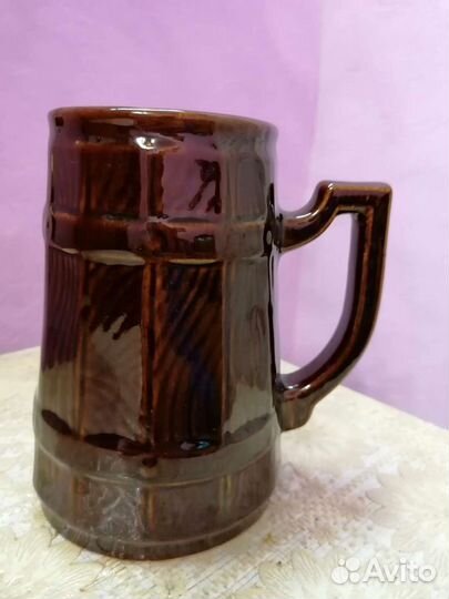 Пивная кружка с эмблемой рака