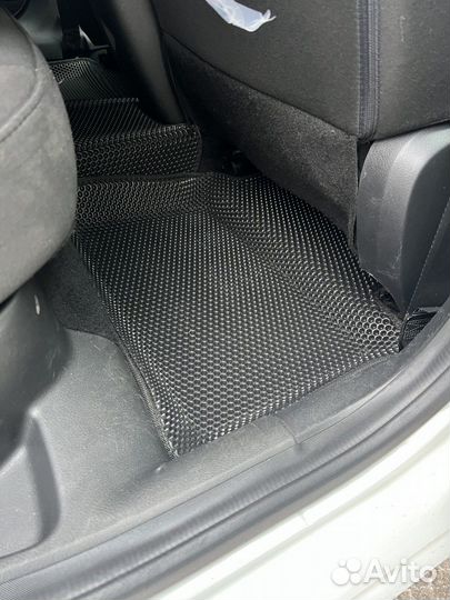 Ева коврики 3D LADA vesta с бортами