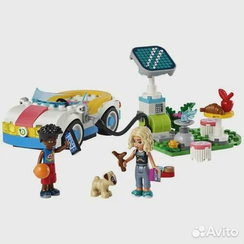 Конструктор lego Friends 42609 Электромобиль и за