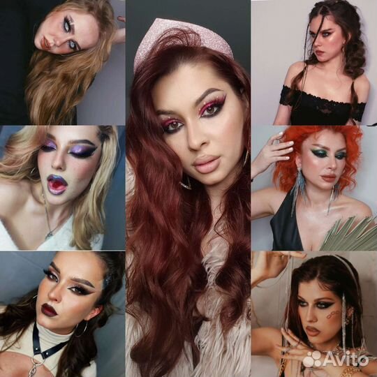 Укладка и макияж