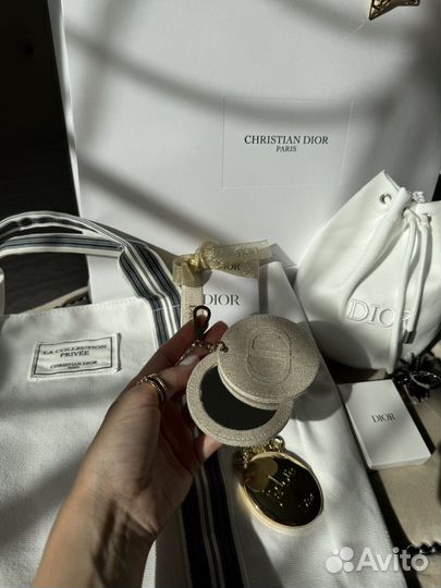 Christian dior зеркало, сумка, подвес, брелок