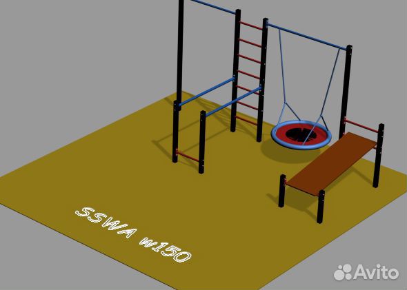 Воркаут площадка sswa 150 для взрослых и детей