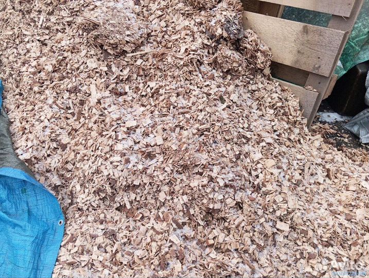 Декоративная щепа в удобных мешках
